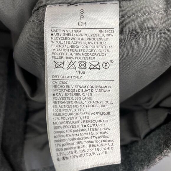 Old Navy Hooded Wool Blend Jacket Size S EUC - Picture 8 of 8